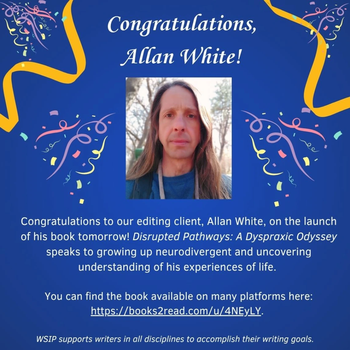Congratulations Allan White